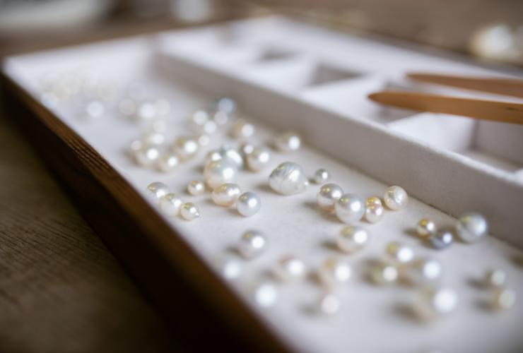Sustainably grown pearls, Broome, Western Australia © Cygnet Bay Pearl Farm Sustainably grown pearls, Broome, Western Australia © Cygnet Bay Pearl Farm