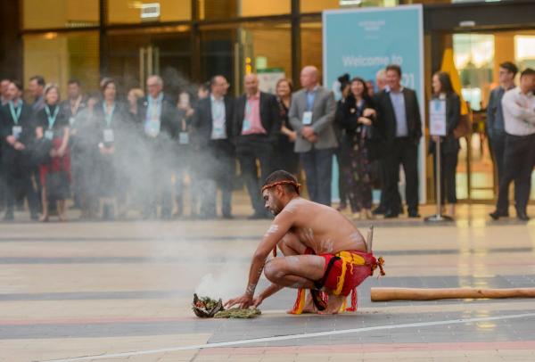 Welcome to Country, Adelaide Convention Centre, South Australia © Simon Casson