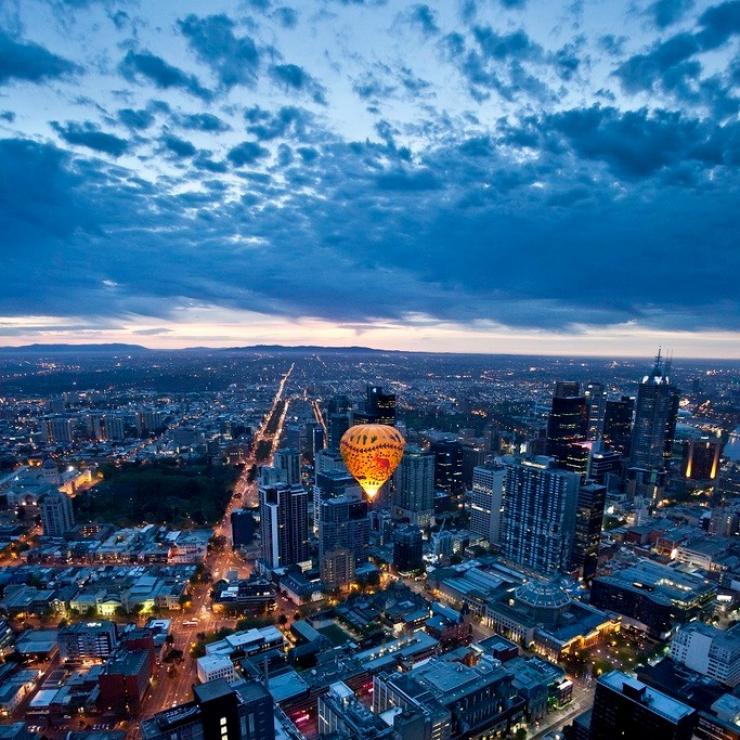 维多利亚州，墨尔本，澳大利亚全球热气球公司 © 澳大利亚全球热气球公司
