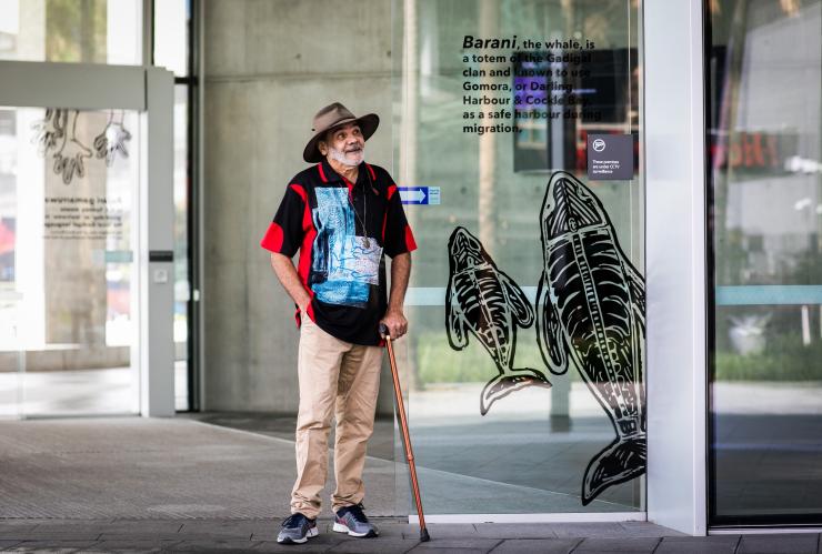 新南威尔士州，原住民艺术家 Jeffrey Samuels 在悉尼国际会展中心的艺术作品 © 悉尼国际会展中心