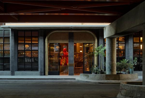 维多利亚州，墨尔本，汉娜街酒店入口 © 汉娜街酒店版权所有