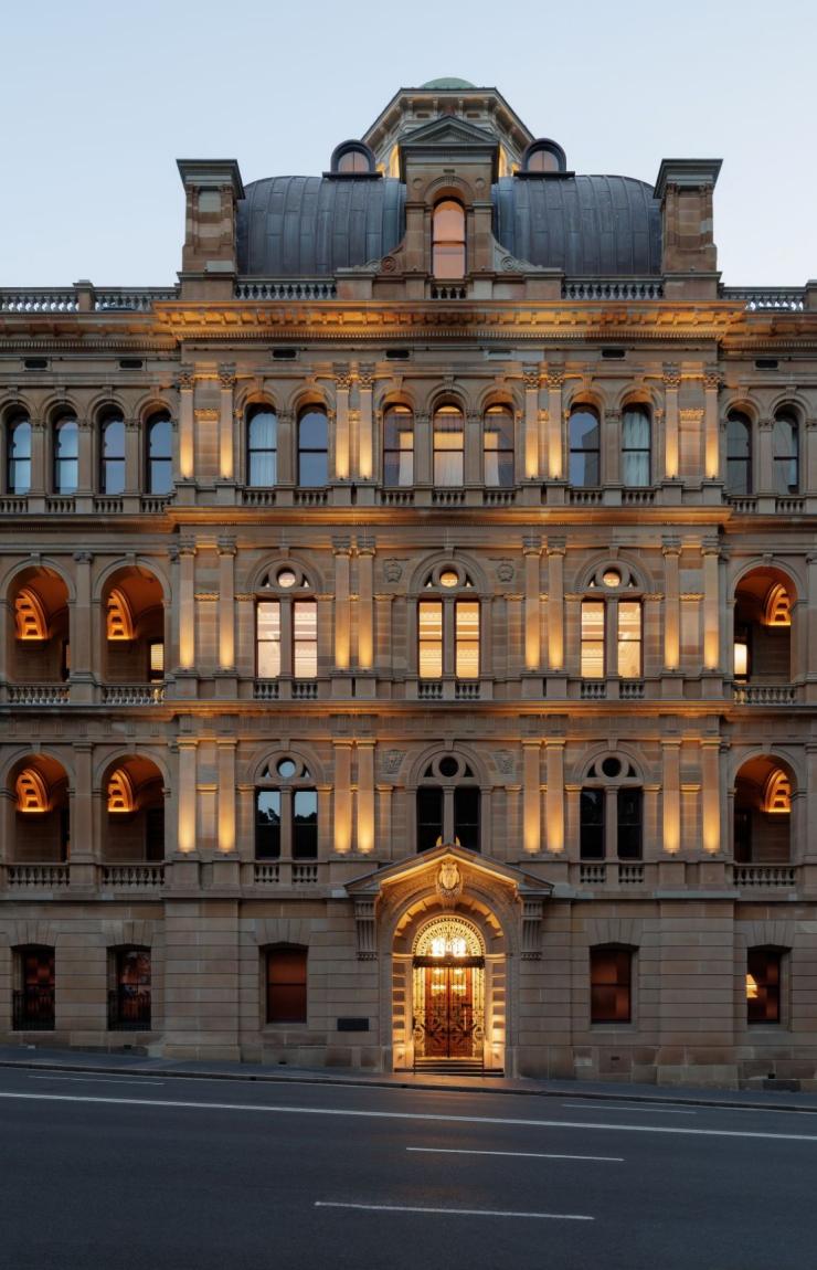 新南威尔士州，悉尼，桥街，The Lands by Capella 建筑外立面 © Timothy Kaye 版权所有