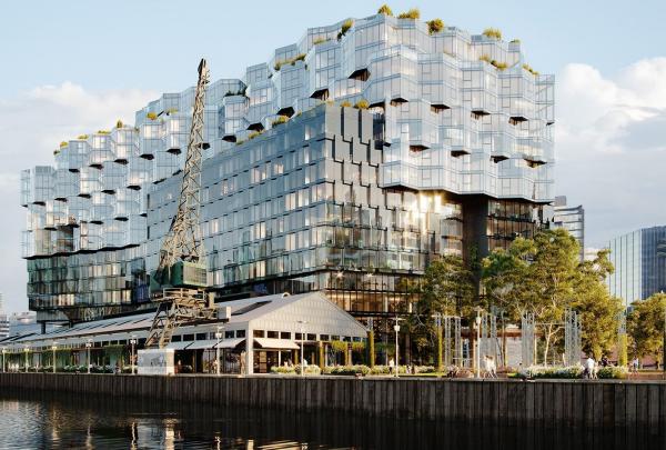 维多利亚州，墨尔本，新的 1Hotel 的外观效果图 © 1Hotel 版权所有