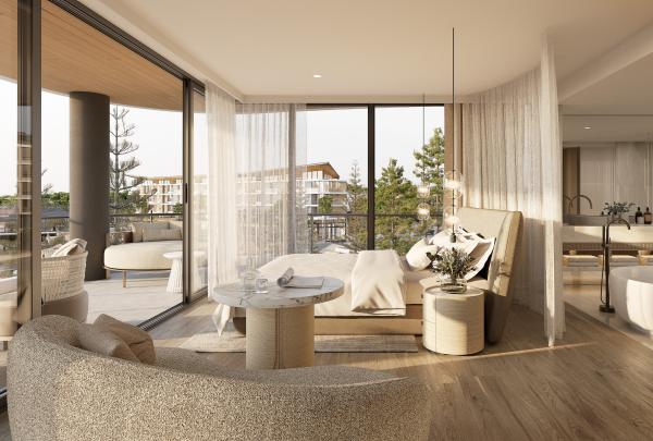 新南威尔士州，夏巴，贝壳湾码头皇冠假日酒店的套房 © 贝壳湾码头皇冠假日酒店版权所有