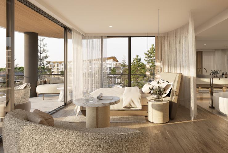 新南威尔士州，夏巴，贝壳湾码头皇冠假日酒店的套房 © 贝壳湾码头皇冠假日酒店版权所有