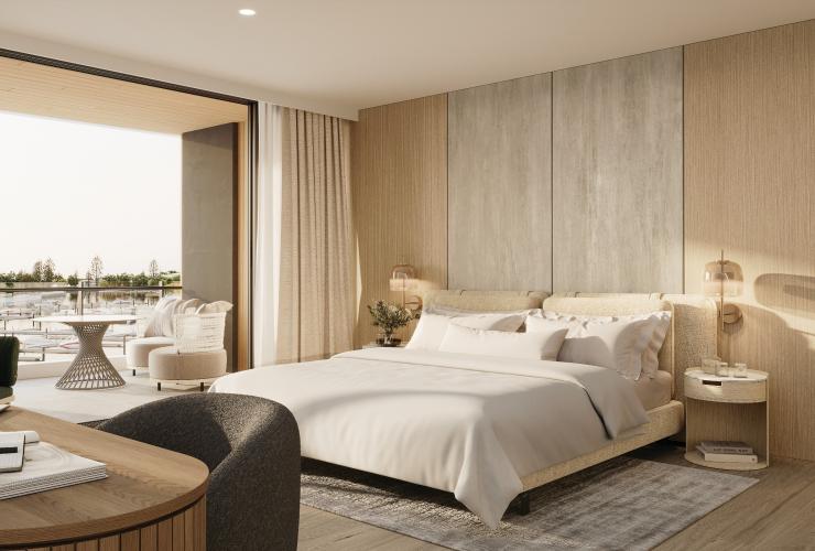 新南威尔士州，夏巴，贝壳湾码头皇冠假日酒店的套房 © 贝壳湾码头皇冠假日酒店版权所有