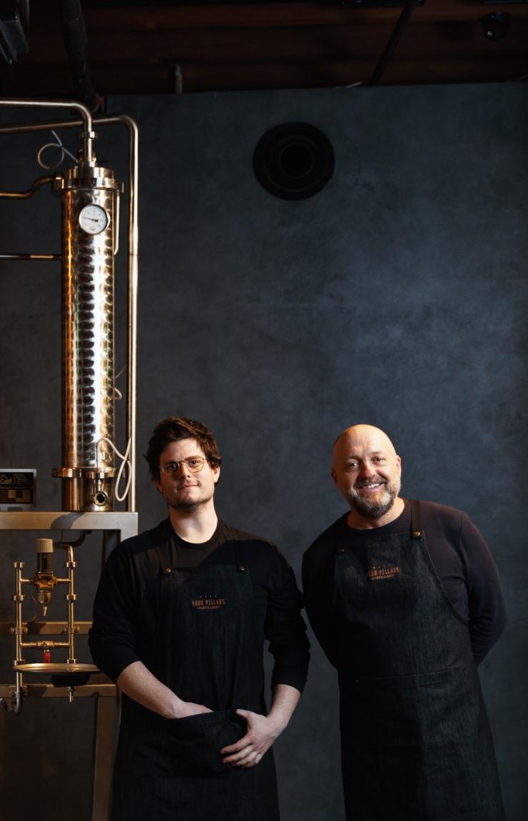 悉尼 Four Pillars 酿酒厂 - James Irvine 和 Stuart Gregor © Steven Woodburn 版权所有