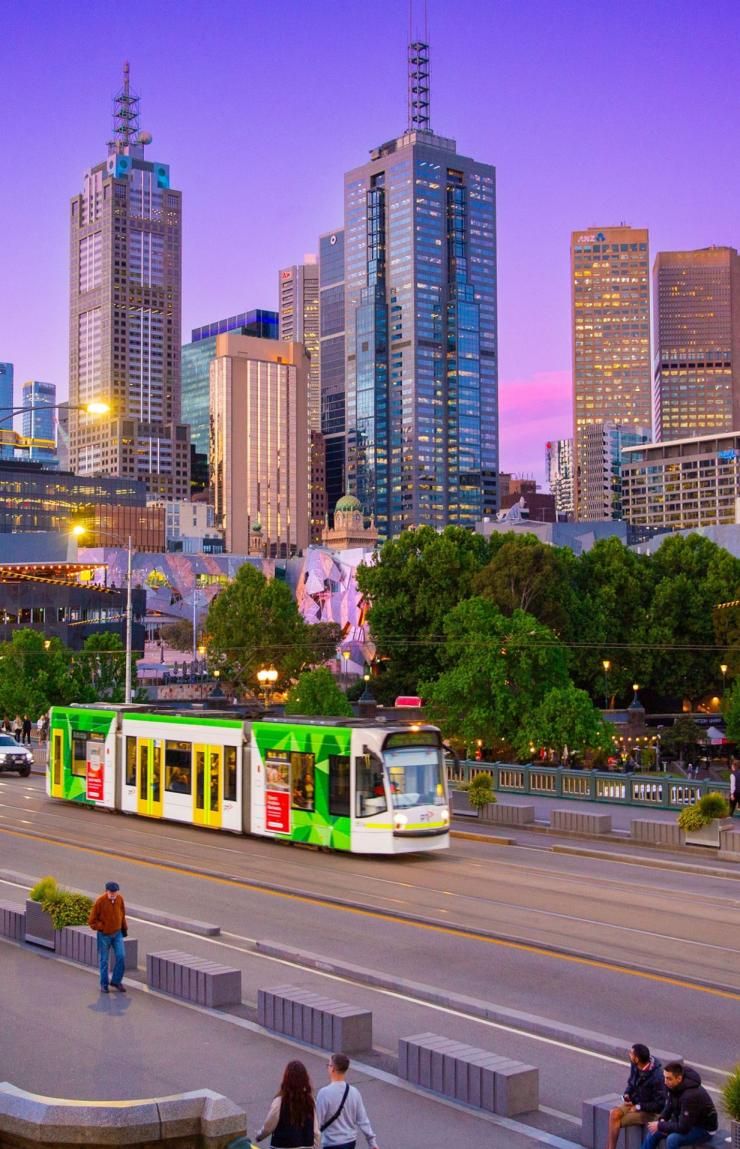 鸟瞰维多利亚州墨尔本 © 澳大利亚旅游局版权所有