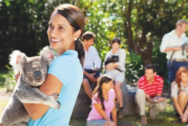 昆士兰州，阳光海岸，澳大利亚动物园 © 昆士兰州旅游及活动推广局版权所有
