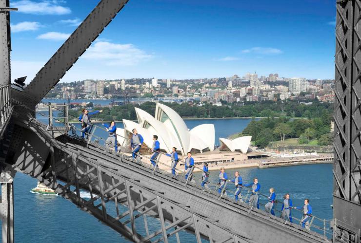 新南威尔士州，悉尼港，悉尼大桥攀登公司 © 悉尼大桥攀登公司版权所有