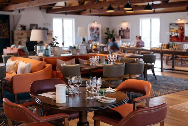 新南威尔士州，猎人谷，普莱森特山酒庄餐厅 © 普莱森特山版权所有