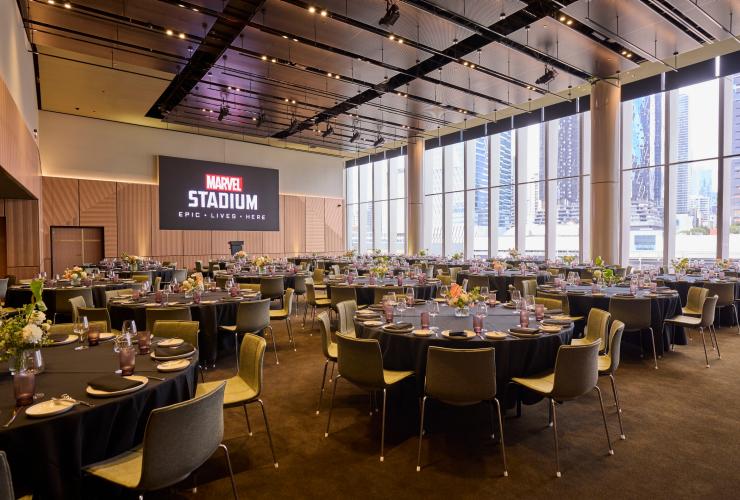 维多利亚州，墨尔本，漫威体育场地平线厅 © 漫威体育场版权所有